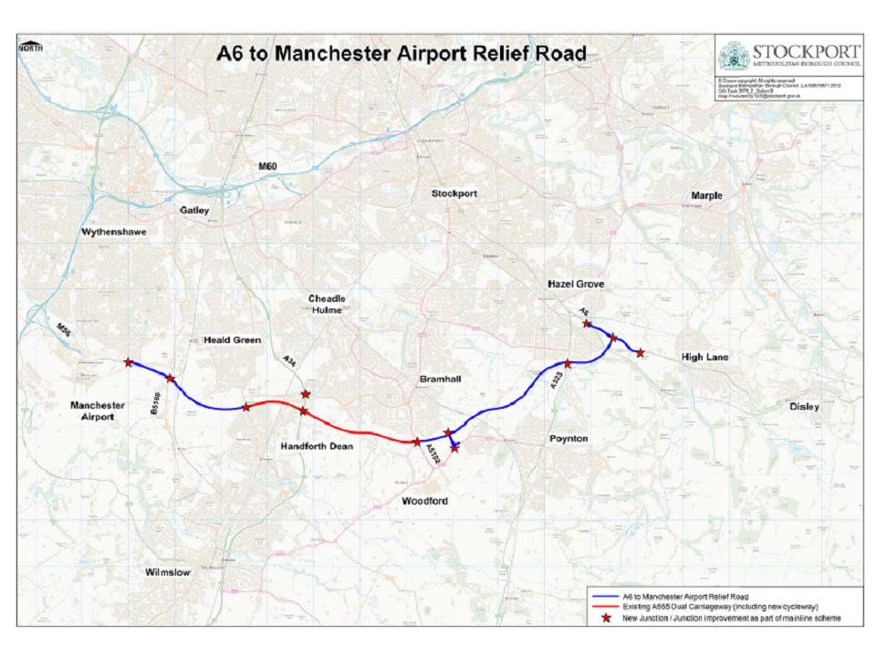 A6 to Airport relief road a step closer